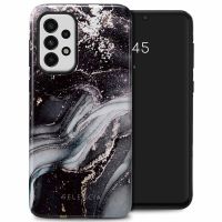 Selencia Vivid Backcover Samsung Galaxy A33 - Chic Marble Black