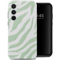 Selencia Vivid Backcover Samsung Galaxy A35 - Colorful Zebra Sage Green