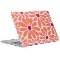 imoshion Design Laptop Cover MacBook Pro 13 inch (2020 / 2022) - A2289 / A2251 / A2338 - Orange Flower Connect