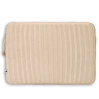 Selencia Corduroy Laptop hoes 13-14 inch - Laptopsleeve - Beige