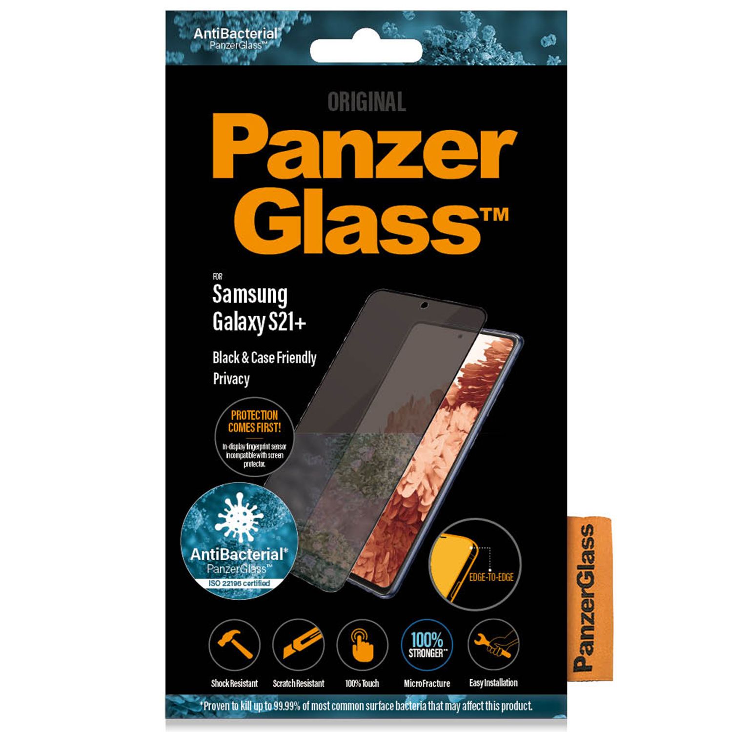 Panzerglass Case Friendly Privacy Screenprotector Voor De Samsung Galaxy S21 Plus Smartphonehoesjes Nl