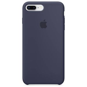 voorzetsel Geboorte geven Korea Apple Silicone Backcover voor iPhone 8 Plus / 7 Plus - Midnight Blue |  Smartphonehoesjes.nl