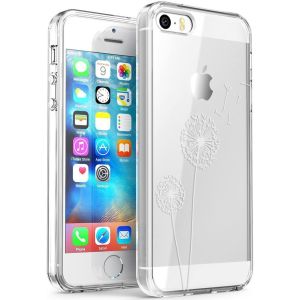 iMoshion Design voor de iPhone 5 / 5s / - Paardenbloem - Wit | Smartphonehoesjes.nl