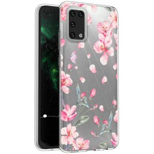 Jane Austen Skalk Op grote schaal iMoshion Design hoesje voor de Samsung Galaxy A02s - Bloem - Roze |  Smartphonehoesjes.nl