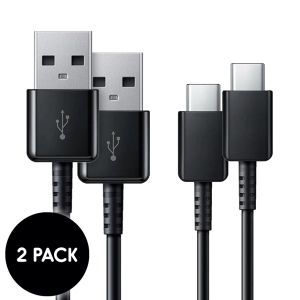 landen bar Soepel Samsung Originele USB-C naar USB kabel - 1,5 meter - Zwart - 2 stuks |  Smartphonehoesjes.nl