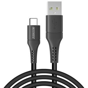 Accezz USB-C naar USB kabel voor de Galaxy A52s - 2 Zwart | Smartphonehoesjes.nl