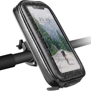 kruipen sensor Schouderophalend Accezz Telefoonhouder fiets voor de Samsung Galaxy A52 4G - Universeel -  Met case - Zwart | Smartphonehoesjes.nl