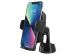 Scosche Wireless Charging Universal phone mount - Telefoonhouder auto - Dashboard / voorruit / Ventilatierooster - Draadloos opladen - Zwart