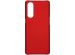 Effen Backcover Oppo Find X2 Neo - Rood