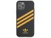 adidas Originals Samba Backcover iPhone 12 (Pro) - Zwart / Goud