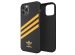 adidas Originals Samba Backcover iPhone 12 (Pro) - Zwart / Goud