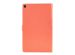 Klavertje Bloemen Bookcase Galaxy Tab A 10.1 (2019) - Peach