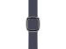 Apple Leather Band Modern Buckle Apple Watch Series 1-9 / SE - 38/40/41 mm / Series 10 - 42 mm - Maat L - Blauw