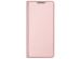 Dux Ducis Slim Softcase Bookcase Samsung Galaxy A12 - Rosé Goud