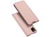 Dux Ducis Slim Softcase Bookcase Samsung Galaxy A12 - Rosé Goud