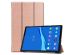 Stand Bookcase Lenovo Tab M10 Plus - Rosé Goud