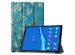 Design Hardcase Bookcase Lenovo Tab M10 Plus - Groene Plant