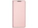 Dux Ducis Slim Softcase Bookcase Samsung Galaxy A02s - Rosé Goud