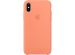 Apple Silicone Backcover iPhone X - Peach