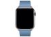 Apple Leather Band Modern Buckle Apple Watch Series 1-9 / SE - 38/40/41 mm / Series 10 - 42 mm - Maat S - Blauw