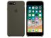Apple Silicone Backcover iPhone 8 Plus / 7 Plus - Dark Olive