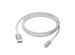 dbramante1928 re-charge - Braided oplaadkabel - USB-A naar Lightning - 1,2 meter - Wit