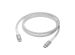 dbramante1928 re-charge - Braided oplaadkabel - USB-C naar USB-C - 100 Watt - 1,2 meter - Wit