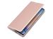 Dux Ducis Slim Softcase Bookcase Samsung Galaxy A35 - Rosé Goud