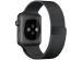 WiWu Milanese band Apple Watch Series 1-9 / SE - 38/40/41 mm / Series 10 - 42 mm - Zwart