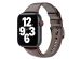 WiWu Vintage "Crazy Horse" lederen band Apple Watch Series 1-10 / SE / Ultra (2) - 42/44/45/46/49 mm - Bruin