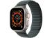 WiWu Magnetisch geweven linkband Apple Watch Series 1-10 / SE / Ultra (2) - 42/44/45/46/49 mm - Green