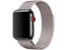 WiWu Milanese band Apple Watch Series 1-10 / SE / Ultra (2) - 42/44/45/46/49 mm - Sterrenlicht