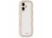 Holdit Wavy Case iPhone 16 Plus - Light Beige / Transparent