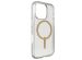 ZAGG Milan Snap Case met MagSafe iPhone 16 Pro - Gold Glitter