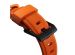 Nomad Rugged band FKM Apple Watch Series 1-10 / SE / Ultra (2) - 42/44/45/46/49 mm - Zwart/Oranje