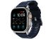 Nomad Rugged band FKM Apple Watch Series 1-10 / SE / Ultra (2) - 42/44/45/46/49 mm - Zilver/Blauw