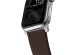 Nomad Active Pro Band Apple Watch Series 1-10 / SE / Ultra (2) - 42/44/45/46/49 mm - Bruin/Zilver