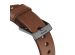 Nomad Modern Band van leder Apple Watch Series 1-10 / SE / Ultra (2) - 42/44/45/46/49 mm - Bruin/Zwart