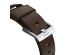 Nomad Modern Band van leder Apple Watch Series 1-10 / SE / Ultra (2) - 42/44/45/46/49 mm - Bruin/Zilver