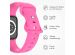 imoshion Siliconen⁺ bandje Apple Watch Series 1-9 / SE - 38/40/41 mm / Series 10 - 42 mm - Barbie Pink - Maat S/M