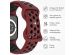 imoshion Sport⁺ bandje Apple Watch Series 1-9 / SE / Ultra (2) - 42/44/45/49 mm - Maat S/M - Wine Red & Black