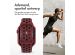 imoshion Sport⁺ bandje Apple Watch Series 1-10 / SE / Ultra (2) - 42/44/45/46/49 mm - Maat M/L - Wine Red & Black