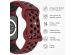 imoshion Sport⁺ bandje Apple Watch Series 1-10 / SE / Ultra (2) - 42/44/45/46/49 mm - Maat M/L - Wine Red & Black