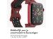 imoshion Sport⁺ bandje Apple Watch Series 1-10 / SE / Ultra (2) - 42/44/45/46/49 mm - Maat M/L - Wine Red & Black