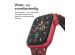 imoshion Sport⁺ bandje Apple Watch Series 1-10 / SE / Ultra (2) - 42/44/45/46/49 mm - Maat M/L - Wine Red & Black