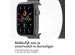 imoshion Milanees magnetisch bandje Apple Watch Series 1-10 / SE / Ultra (2) - 42/44/45/46/49 mm - Maat S - Space Grey