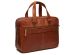 The Chesterfield Brand Singapore Laptoptas 15-15,6 inch - Echt leer - Cognac