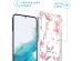 imoshion Design hoesje met koord Samsung Galaxy A54 (5G) - Bloem - Roze