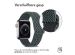 imoshion Elastisch nylon bandje Apple Watch Series 1-9 / SE - 38/40/41 mm / Series 10 - 42 mm - Donkergrijs