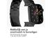 imoshion Stalen bandje Apple Watch Series 1-10 / SE / Ultra (2) - 42/44/45/46/49 mm - Zwart